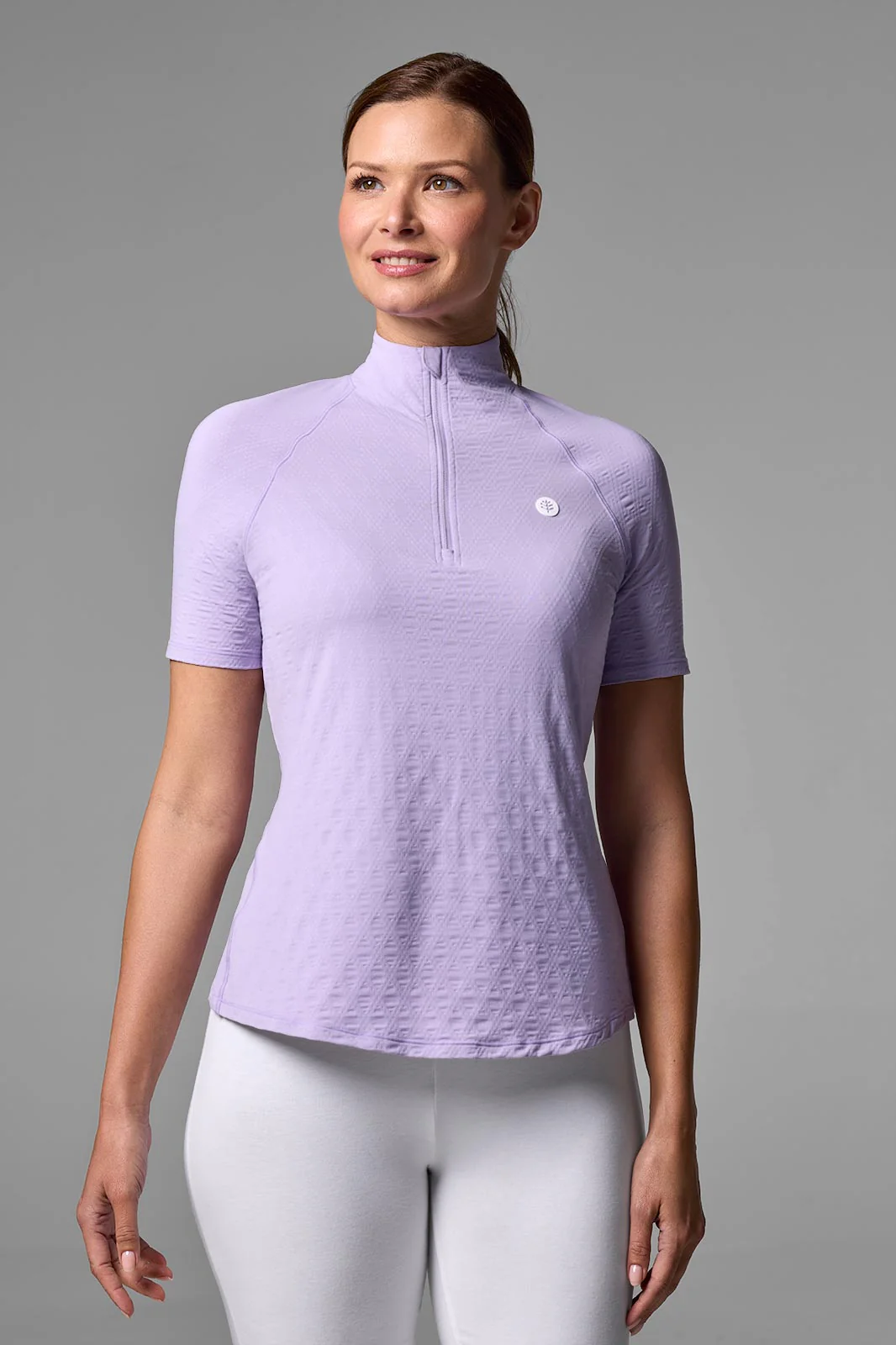 Women's Albatross Elbow Sleeve Mock Neck Top | Regular Parent - Image 9