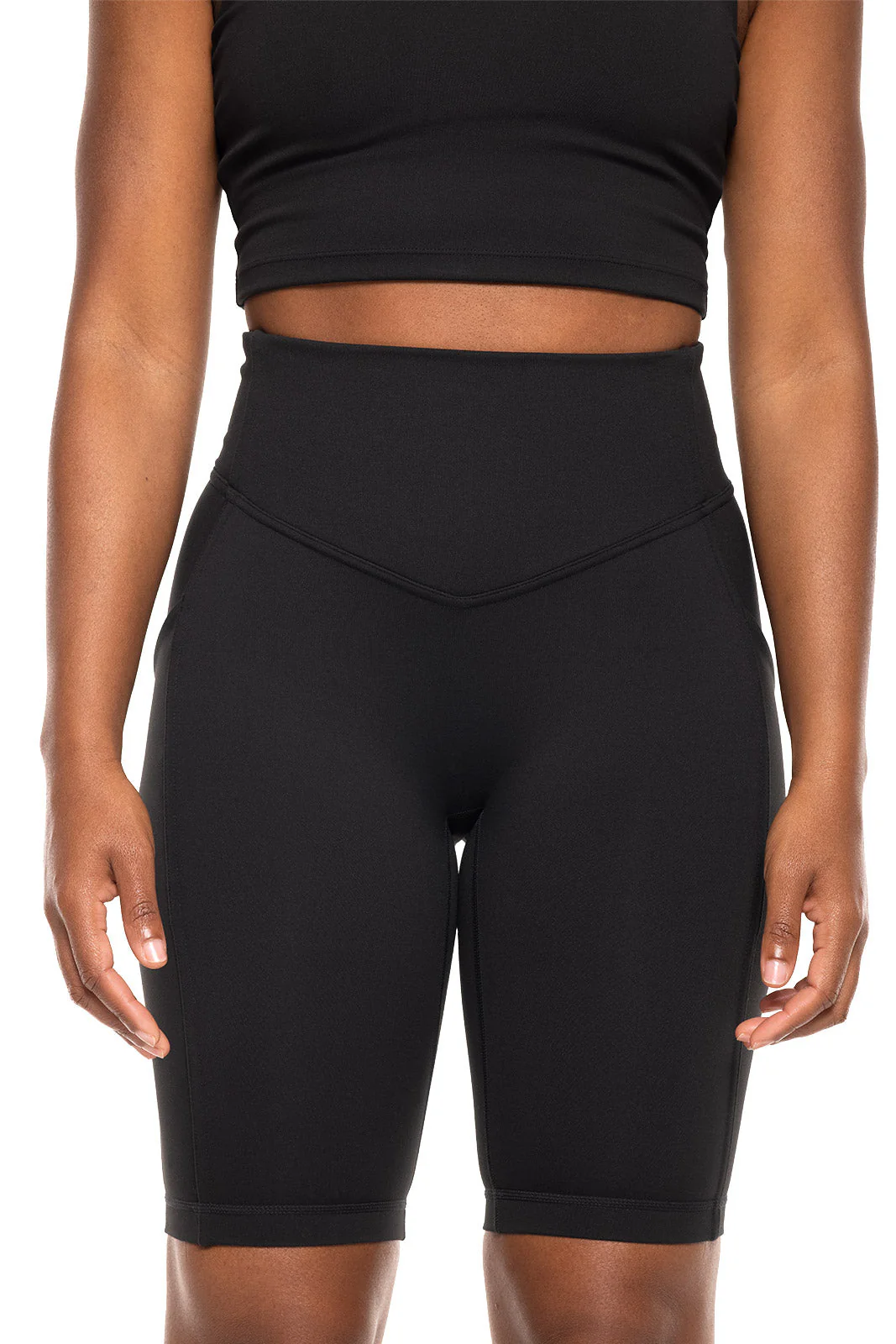 Women's Ananda Bike Shorts | Black - Image 6