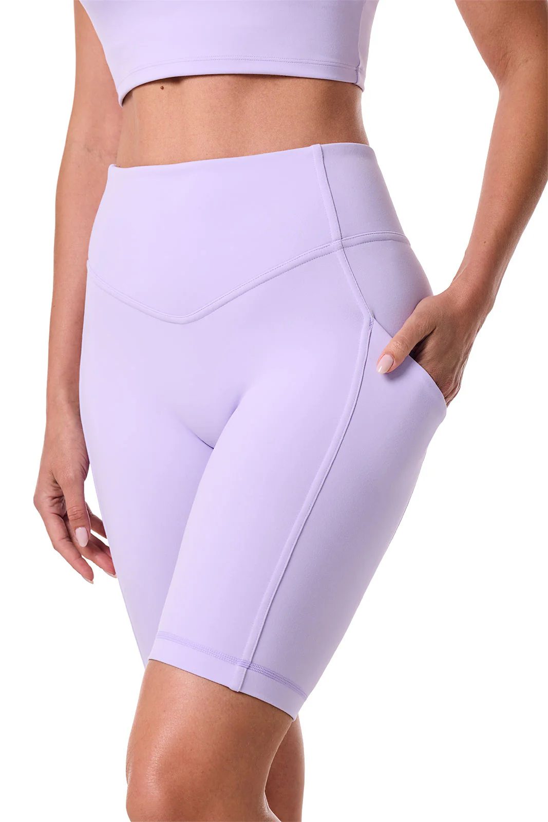 Women's Ananda Bike Shorts | Lavendula - Image 4
