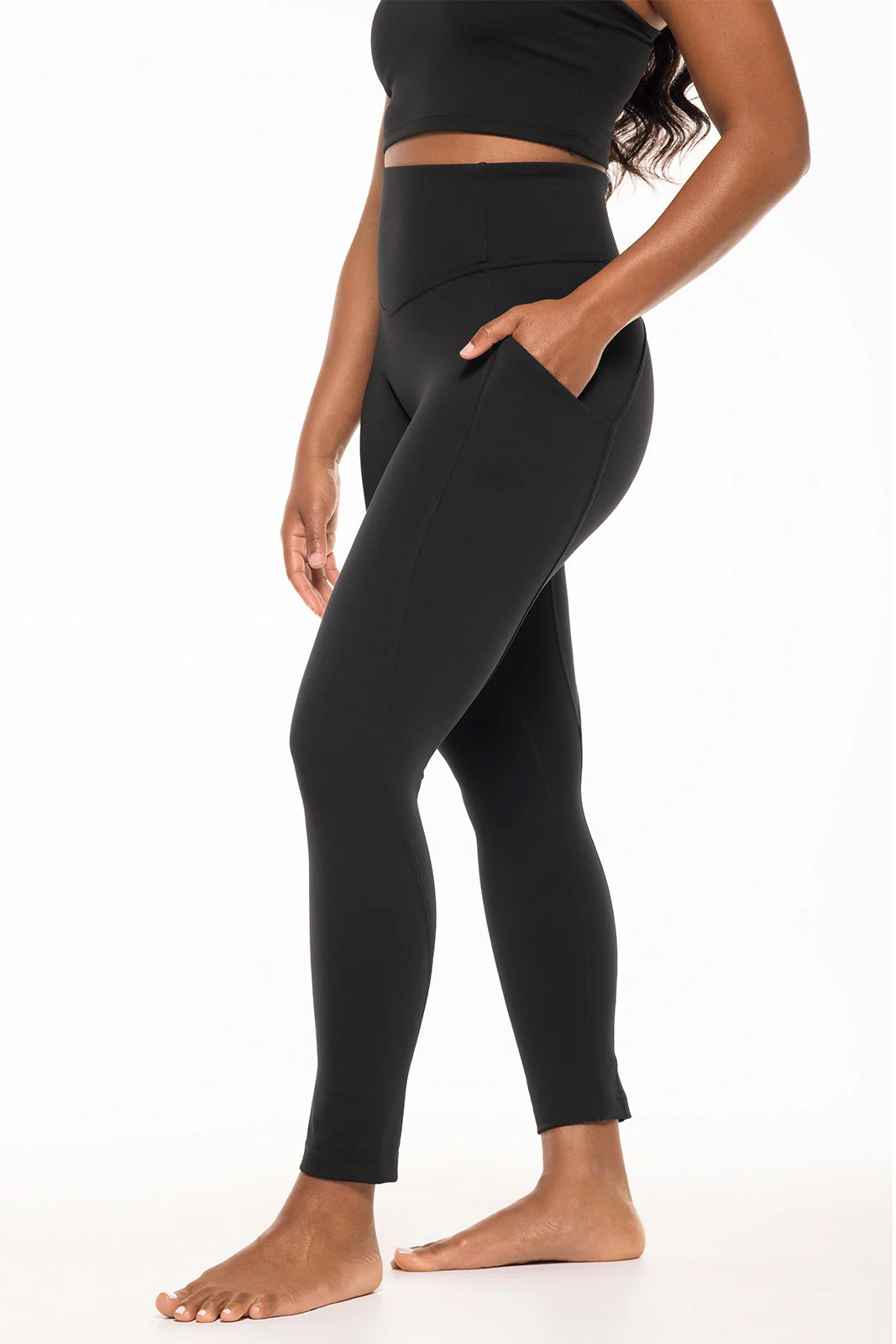Women's Ananda Yoga Legging | Black - Image 2