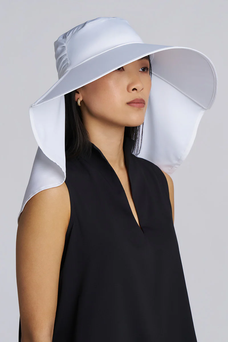 Anastasia Elegant Full Coverage Hat | White - Image 2