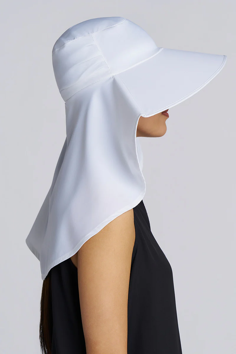 Anastasia Elegant Full Coverage Hat | White - Image 3