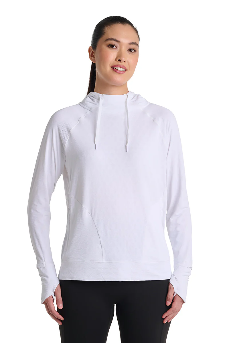 Women's Arabella Hoodie | White Diamond Jacquard - Image 10