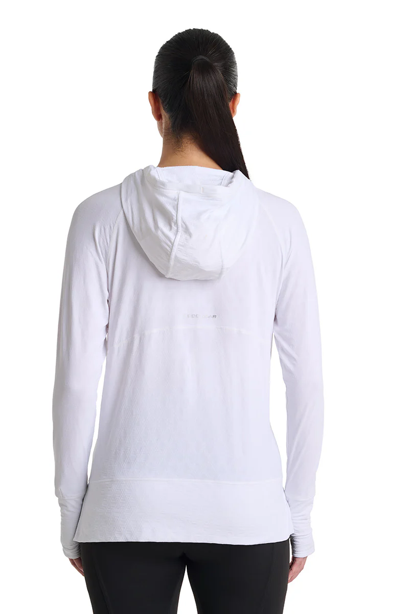 Women's Arabella Hoodie | White Diamond Jacquard - Image 12