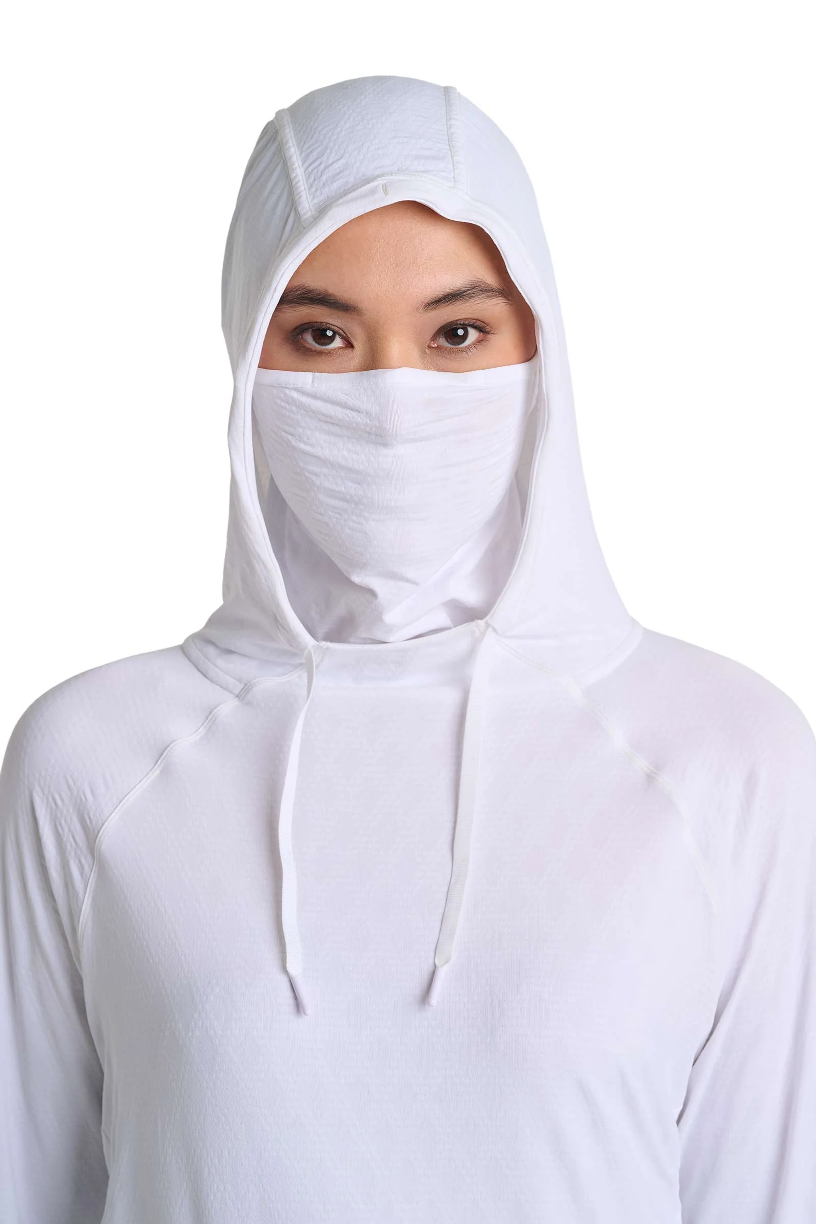 Women's Arabella Hoodie | White Diamond Jacquard - Image 3