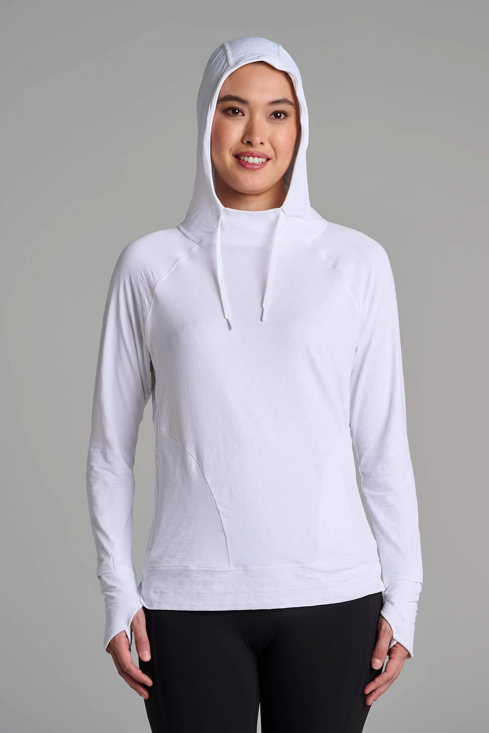 Women's Arabella Hoodie | White Diamond Jacquard - Image 4
