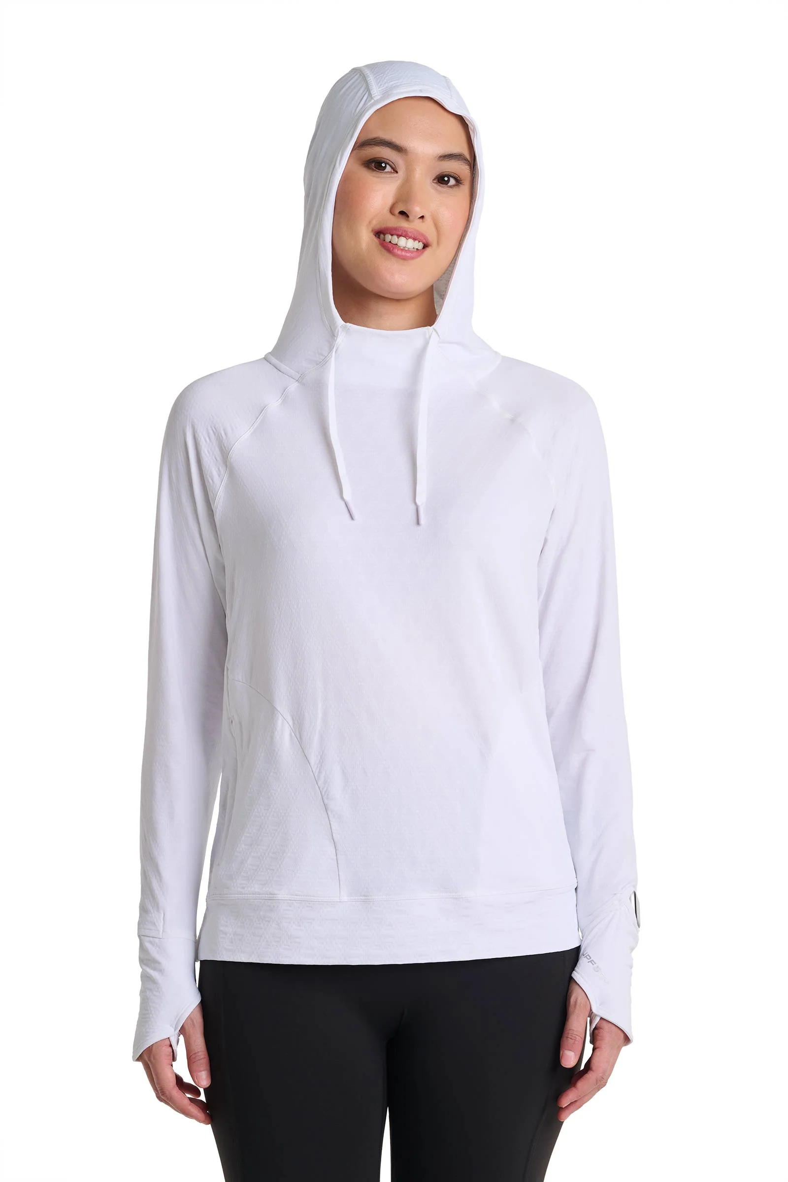 Women's Arabella Hoodie | White Diamond Jacquard - Image 5