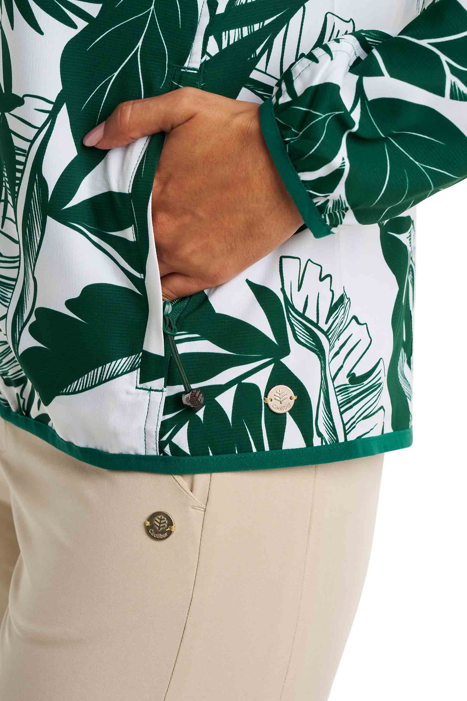 Women's Arcadian Packable Jacket | Eden Palm Paradise - Image 11