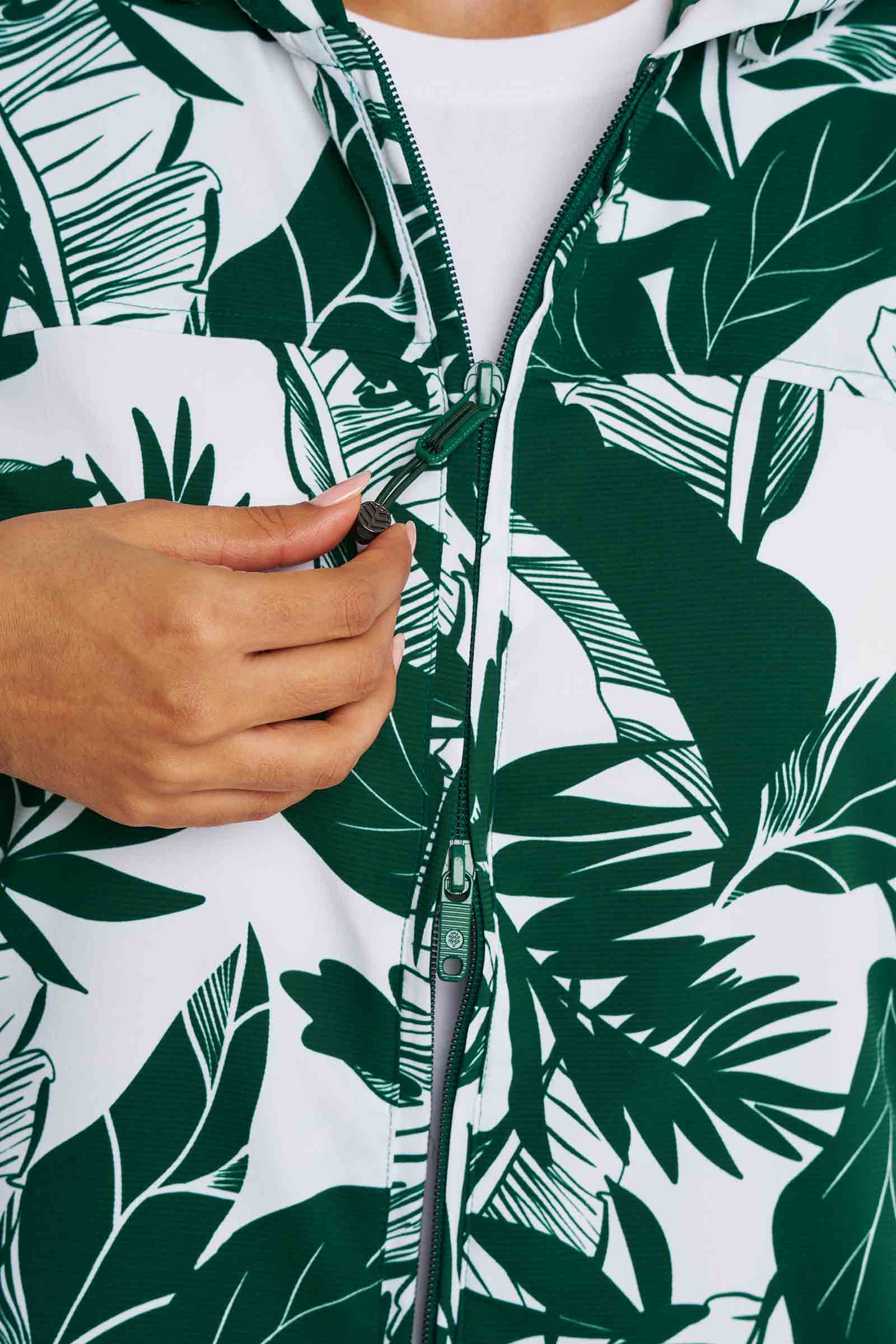 Women's Arcadian Packable Jacket | Eden Palm Paradise - Image 12
