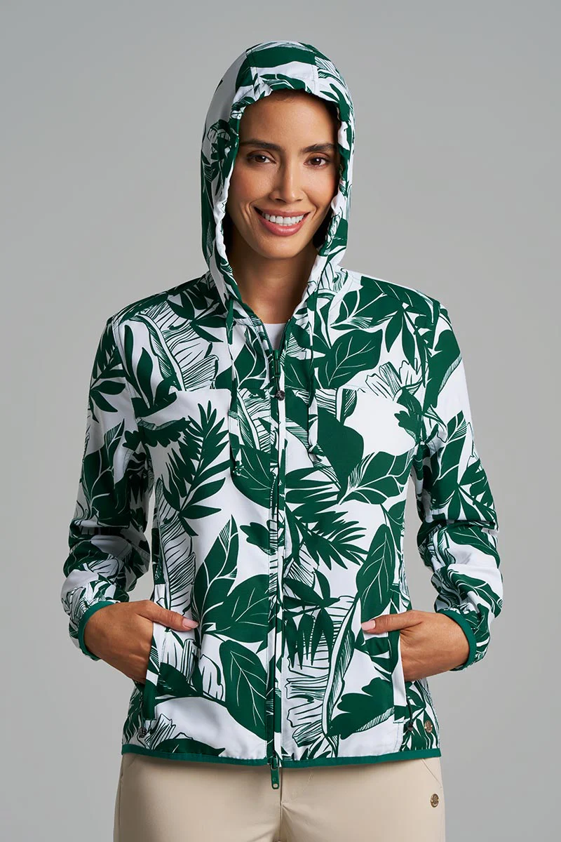 Women's Arcadian Packable Jacket | Eden Palm Paradise - Image 2