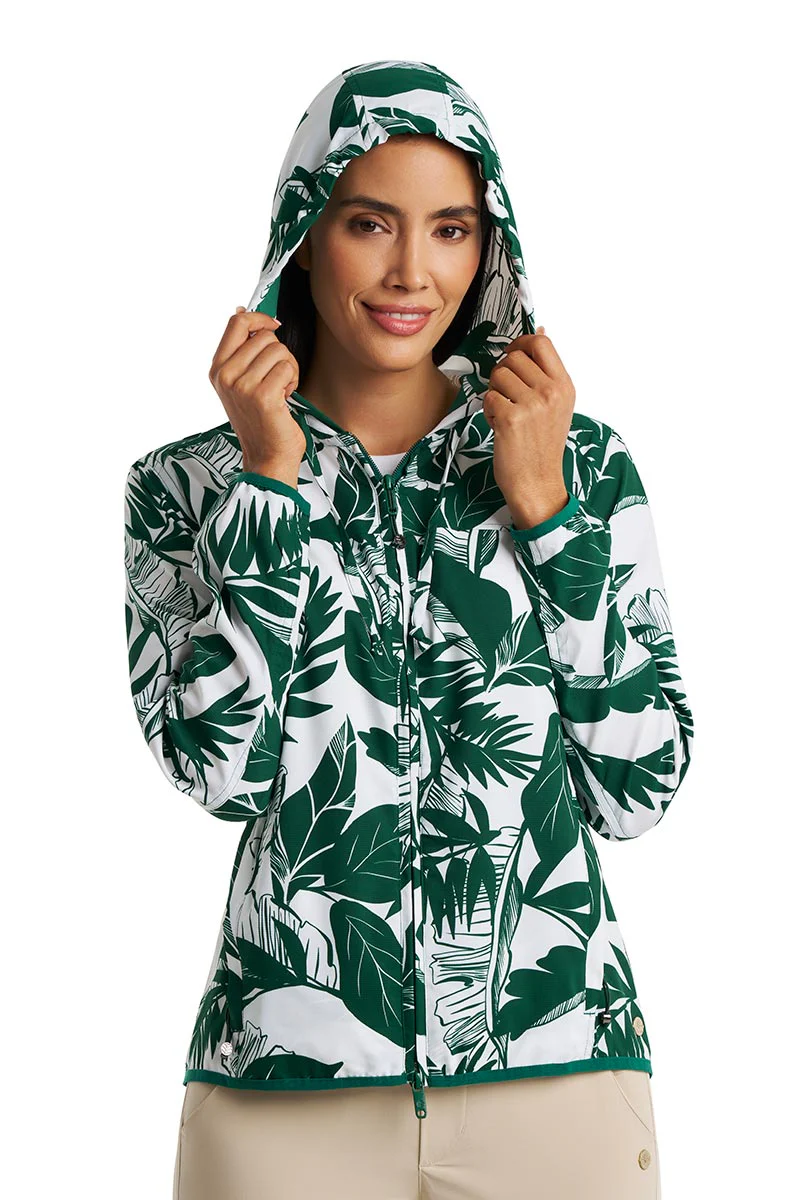 Women's Arcadian Packable Jacket | Eden Palm Paradise - Image 3