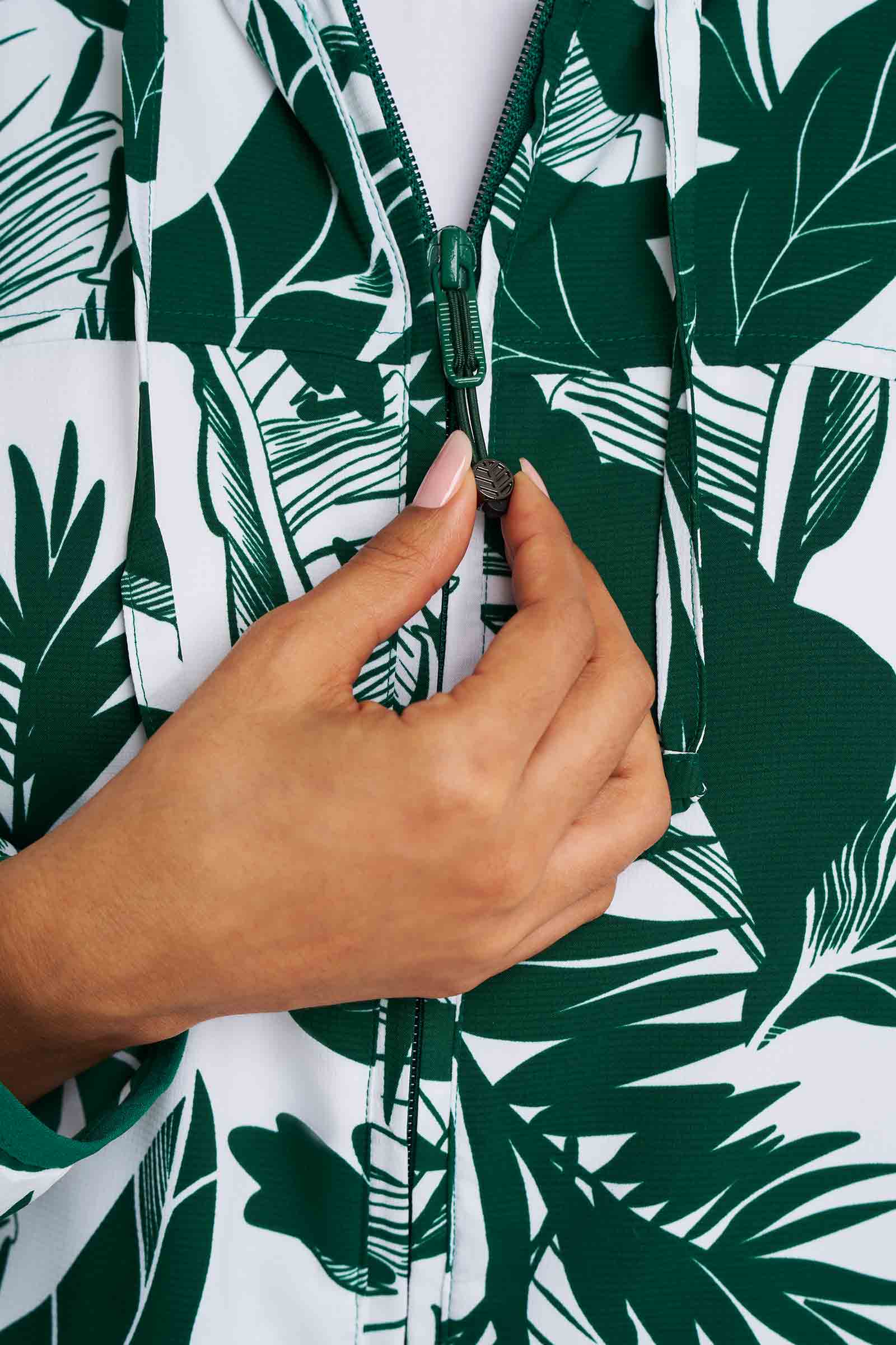 Women's Arcadian Packable Jacket | Eden Palm Paradise - Image 9