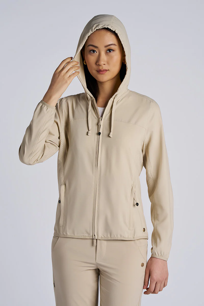 Women's Arcadian Packable Jacket | Pale Khaki - Image 2