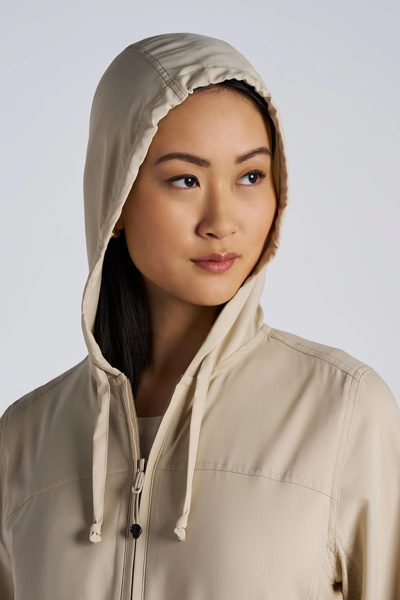 Women's Arcadian Packable Jacket | Pale Khaki - Image 3