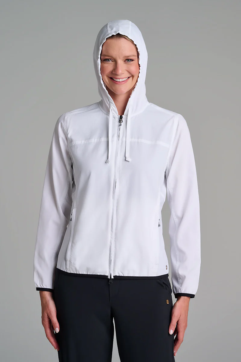 Women's Arcadian Packable Jacket | White - Image 2