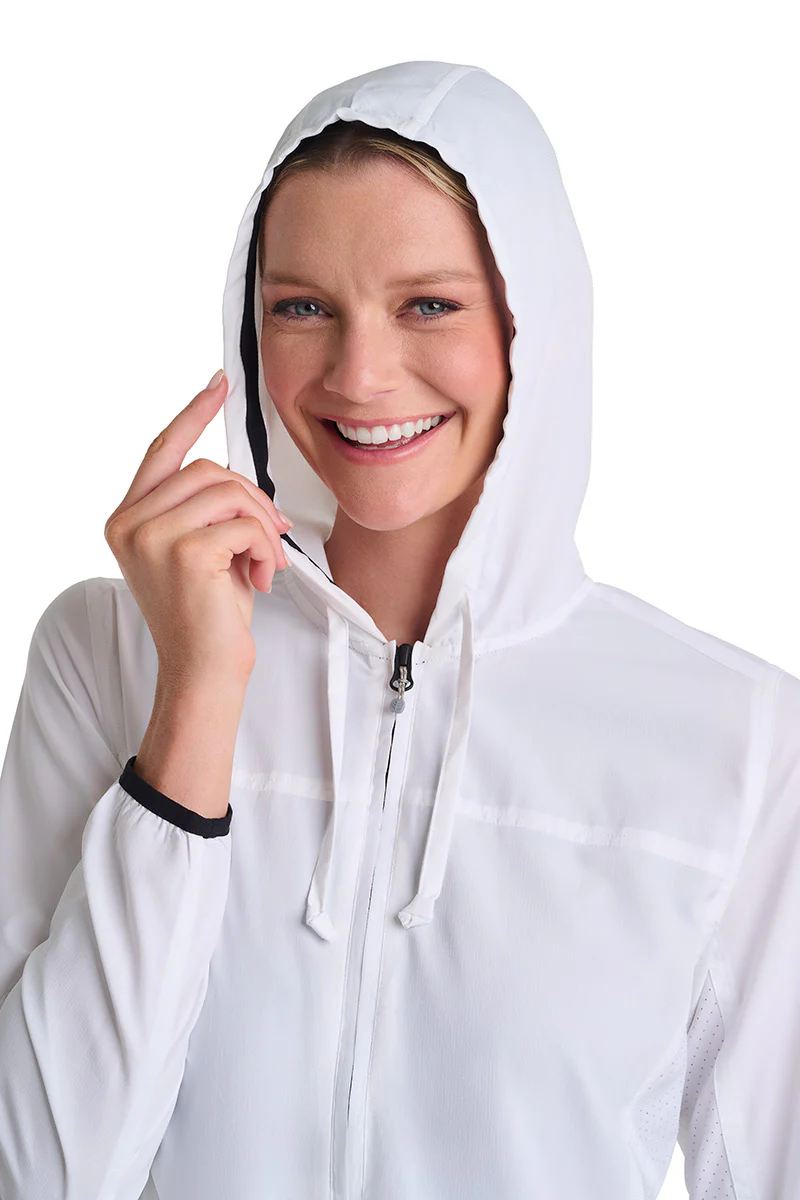 Women's Arcadian Packable Jacket | White - Image 4