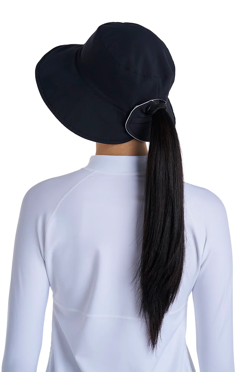 Women's Ariel Reversible Chlorine Resistant Pool Hat | White - Image 10