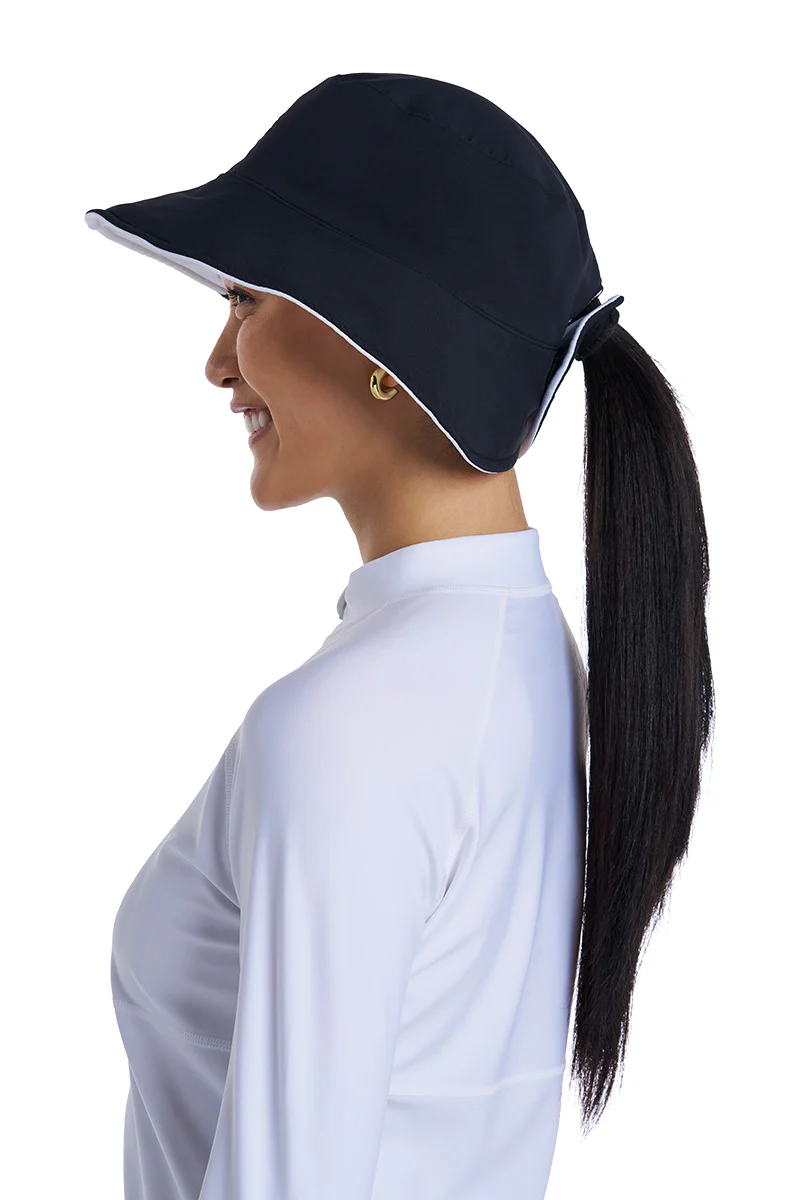 Women's Ariel Reversible Chlorine Resistant Pool Hat | White - Image 9