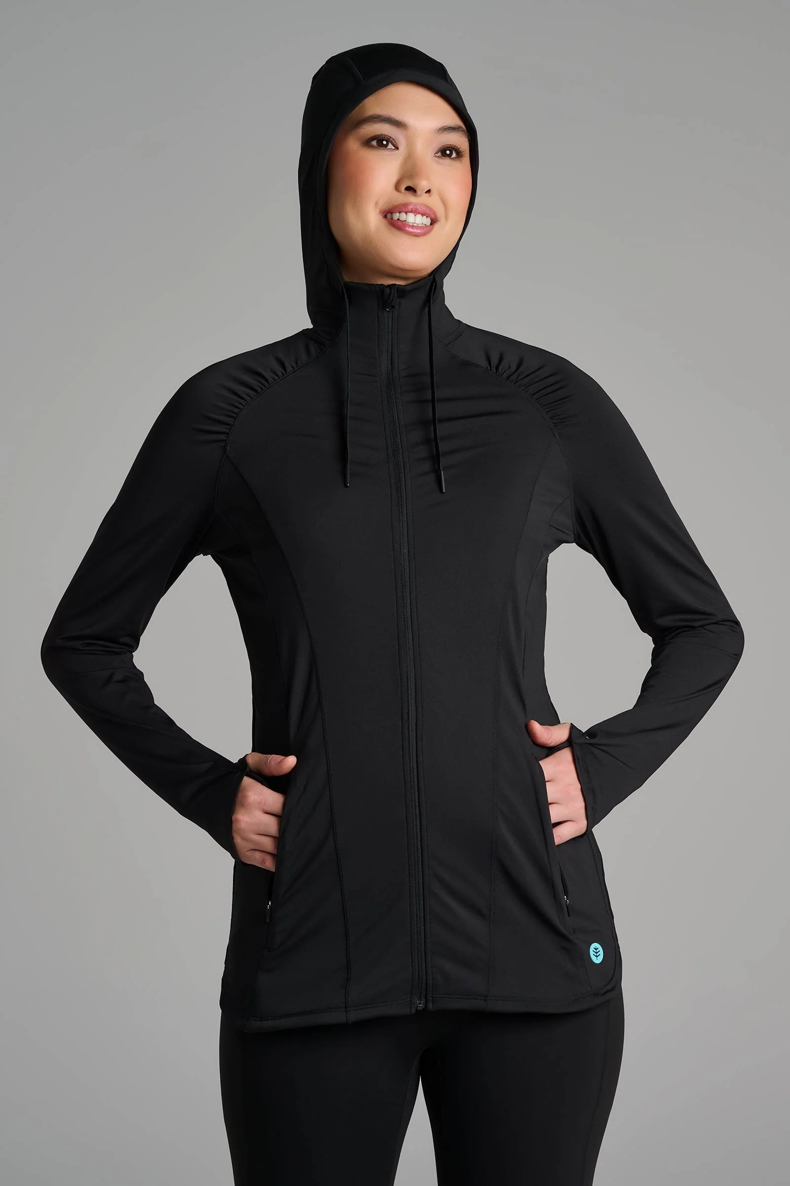Women's Astir Full-Zip Jacket | Black - Image 2
