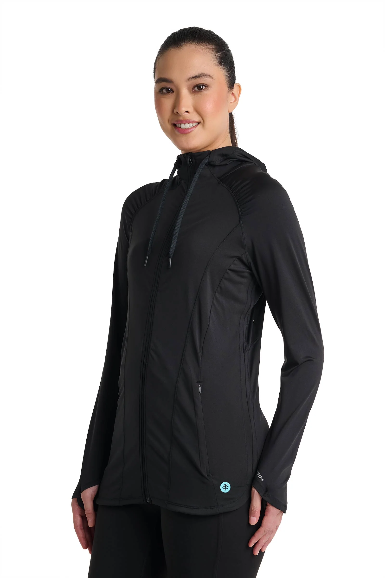 Women's Astir Full-Zip Jacket | Black - Image 4