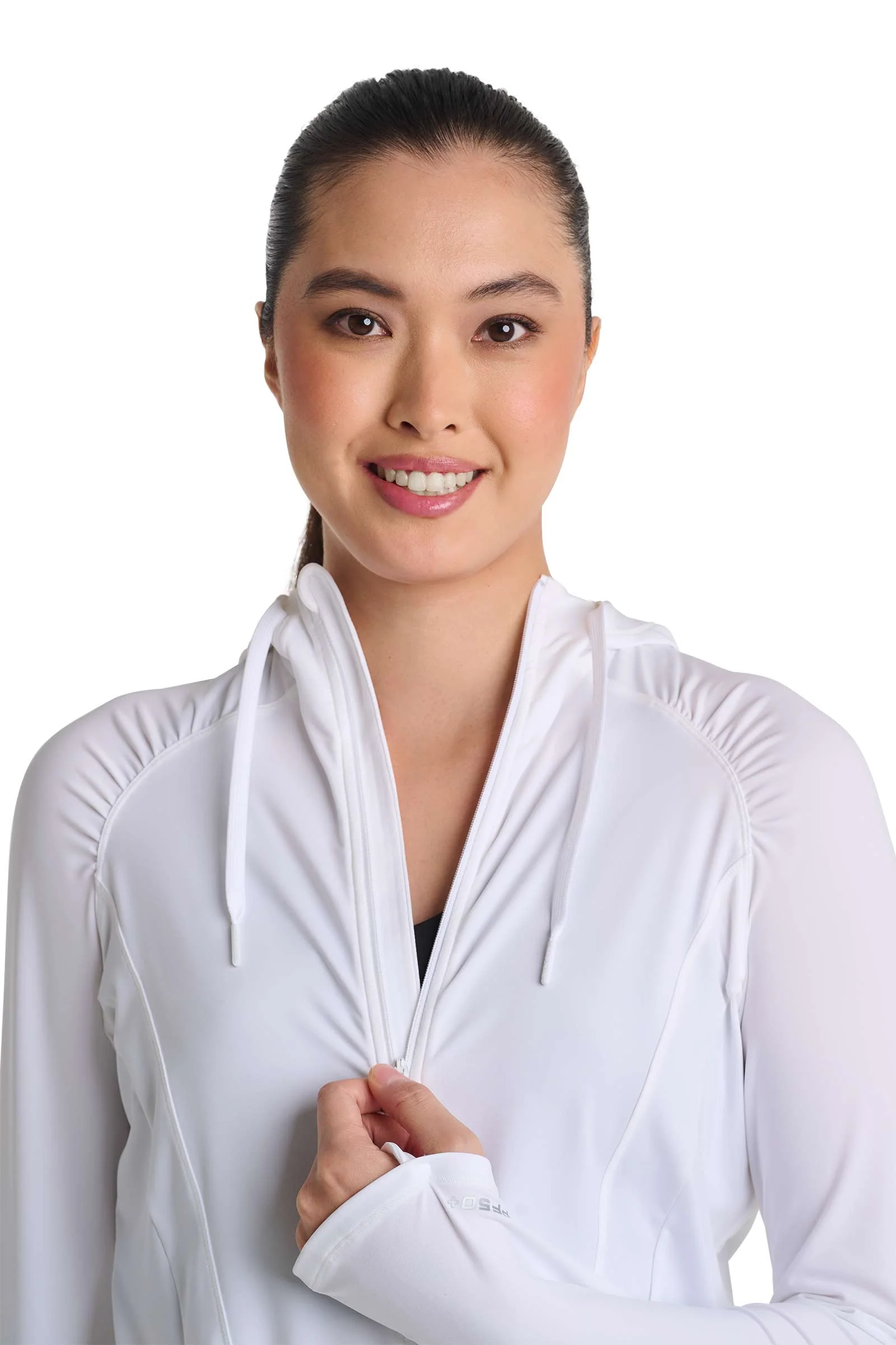 Women's Astir Full-Zip Jacket | White - Image 7