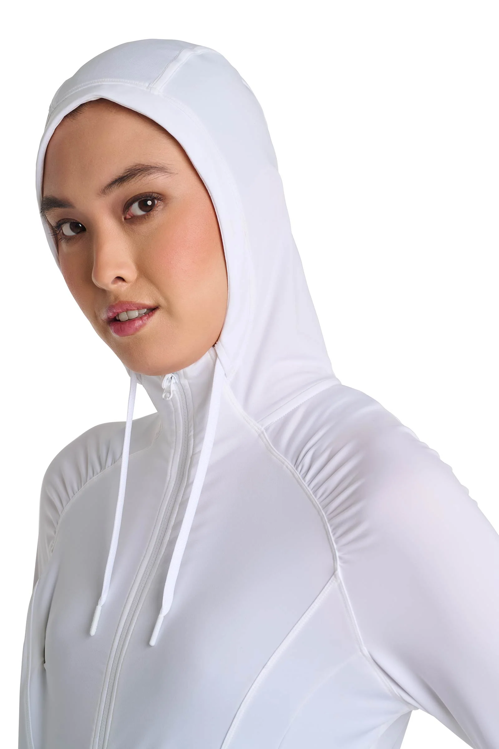 Women's Astir Full-Zip Jacket | White - Image 8