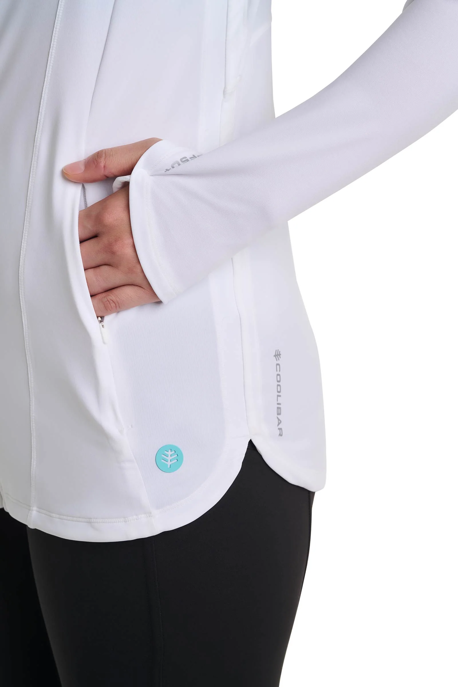 Women's Astir Full-Zip Jacket | White - Image 9