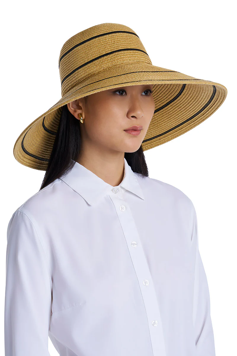 Aubrey Wide Brim Beach Hat | Natural - Image 6