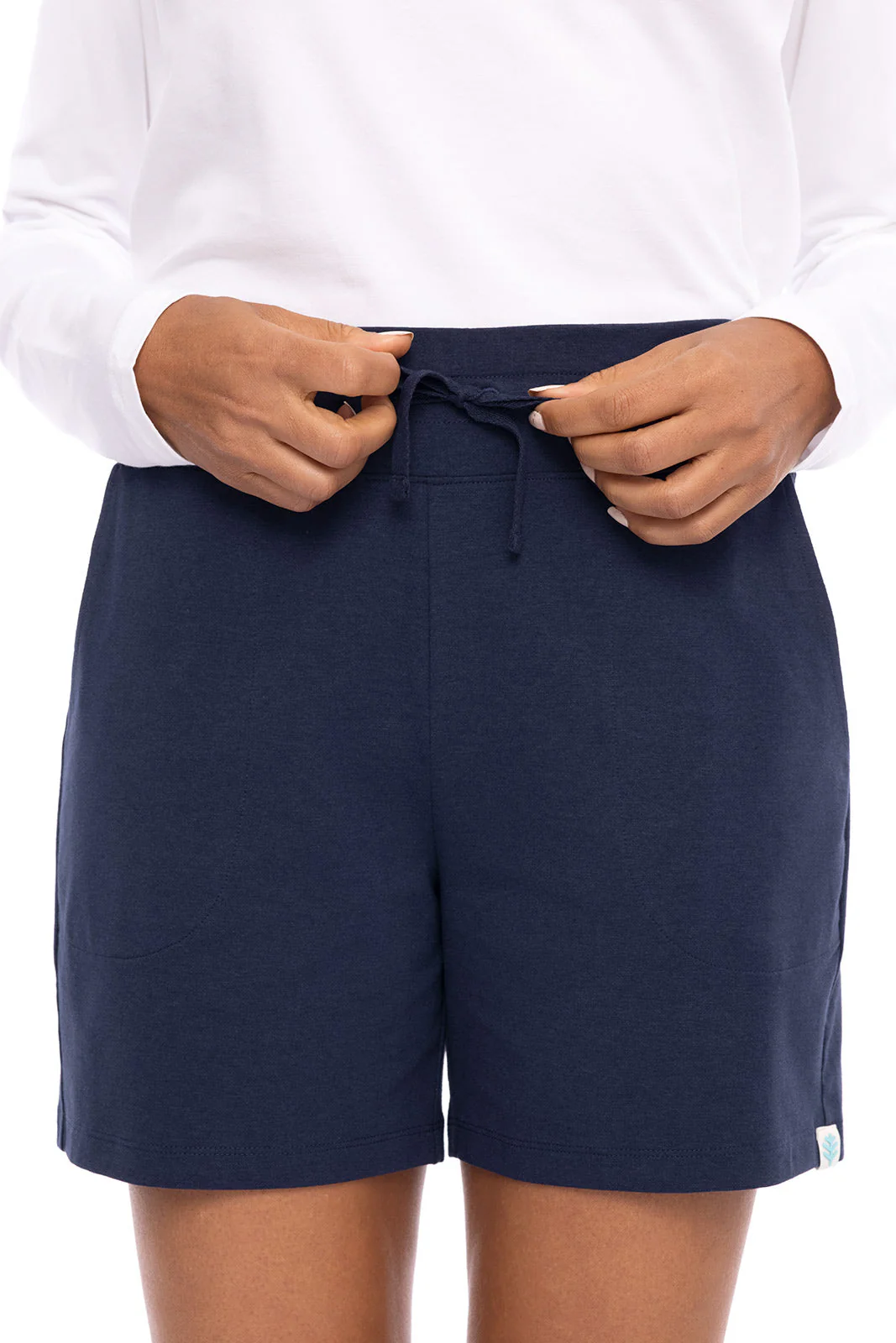 Women's Aventura Knit Shorts | Navy - Image 5