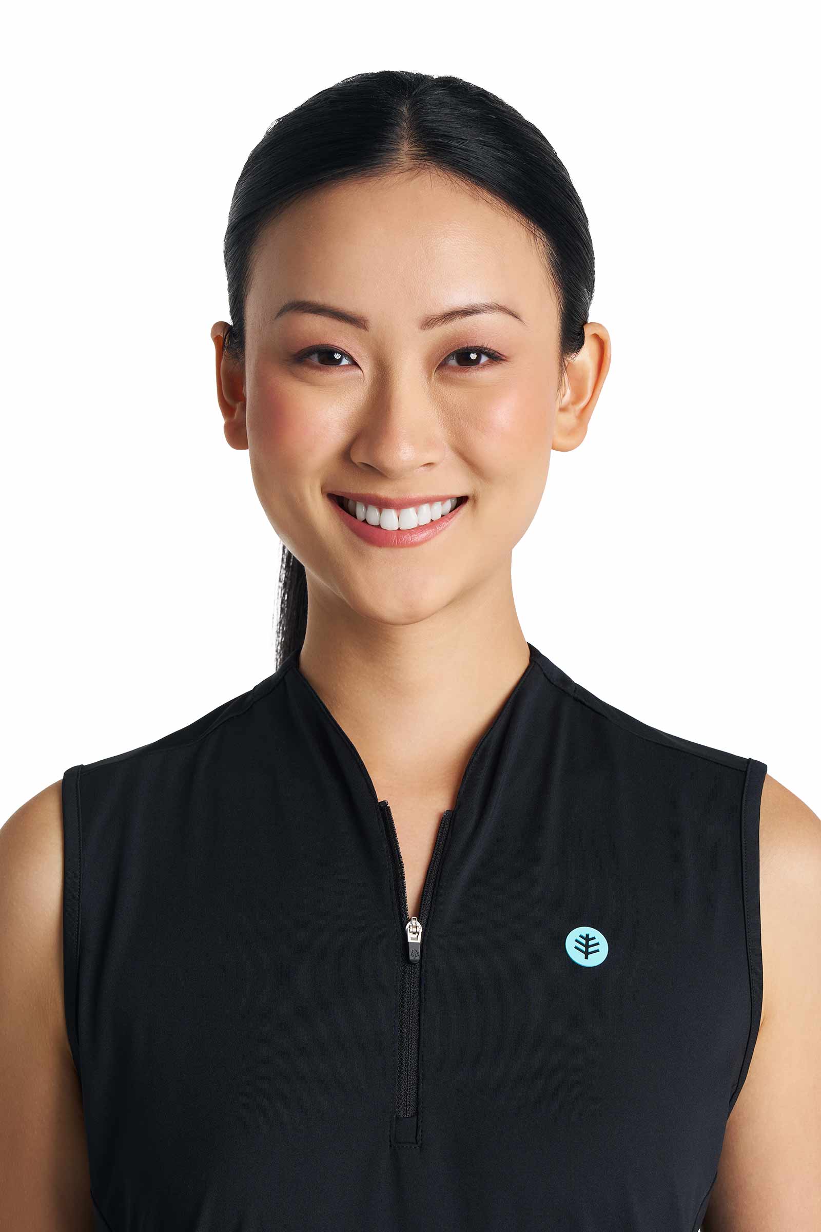 Women's Backspin Sleeveless Golf Dress | Black - Image 7