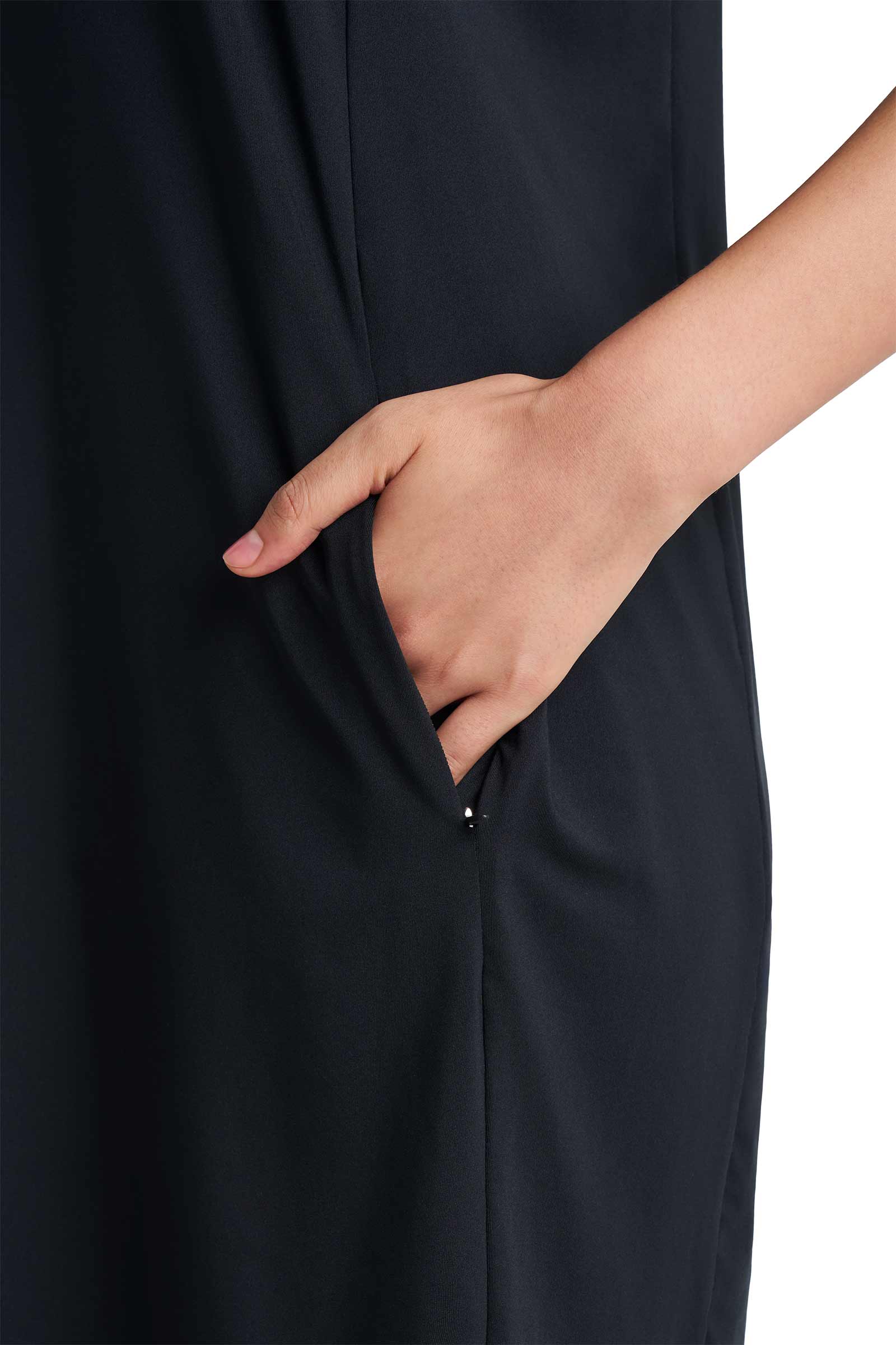 Women's Backspin Sleeveless Golf Dress | Black - Image 9