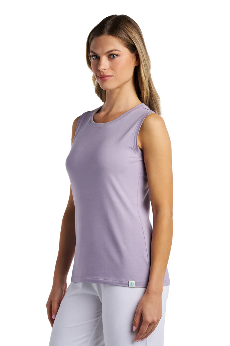 Women's Morada Everyday Basic Tank | Lavender Gray - Image 4
