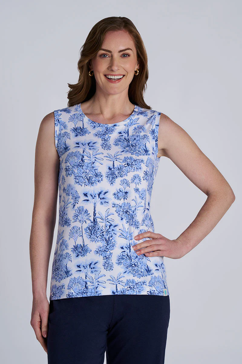Women's Morada Everyday Basic Tank | Periwinkle Isla Bonita - Image 2