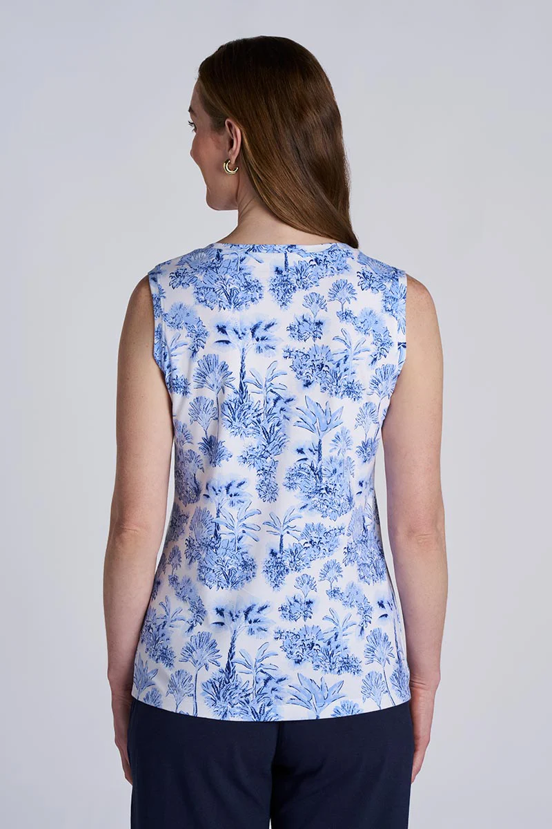 Women's Morada Everyday Basic Tank | Periwinkle Isla Bonita - Image 3