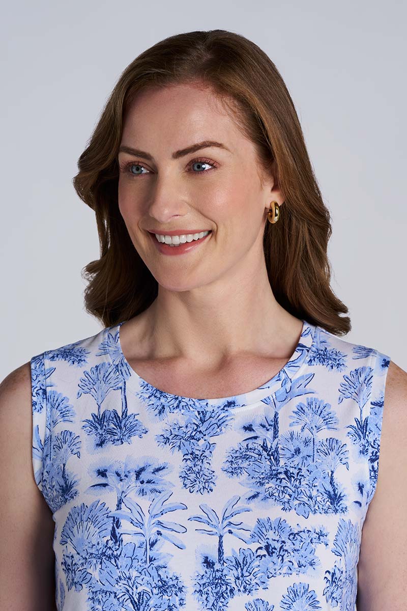Women's Morada Everyday Basic Tank | Periwinkle Isla Bonita - Image 4