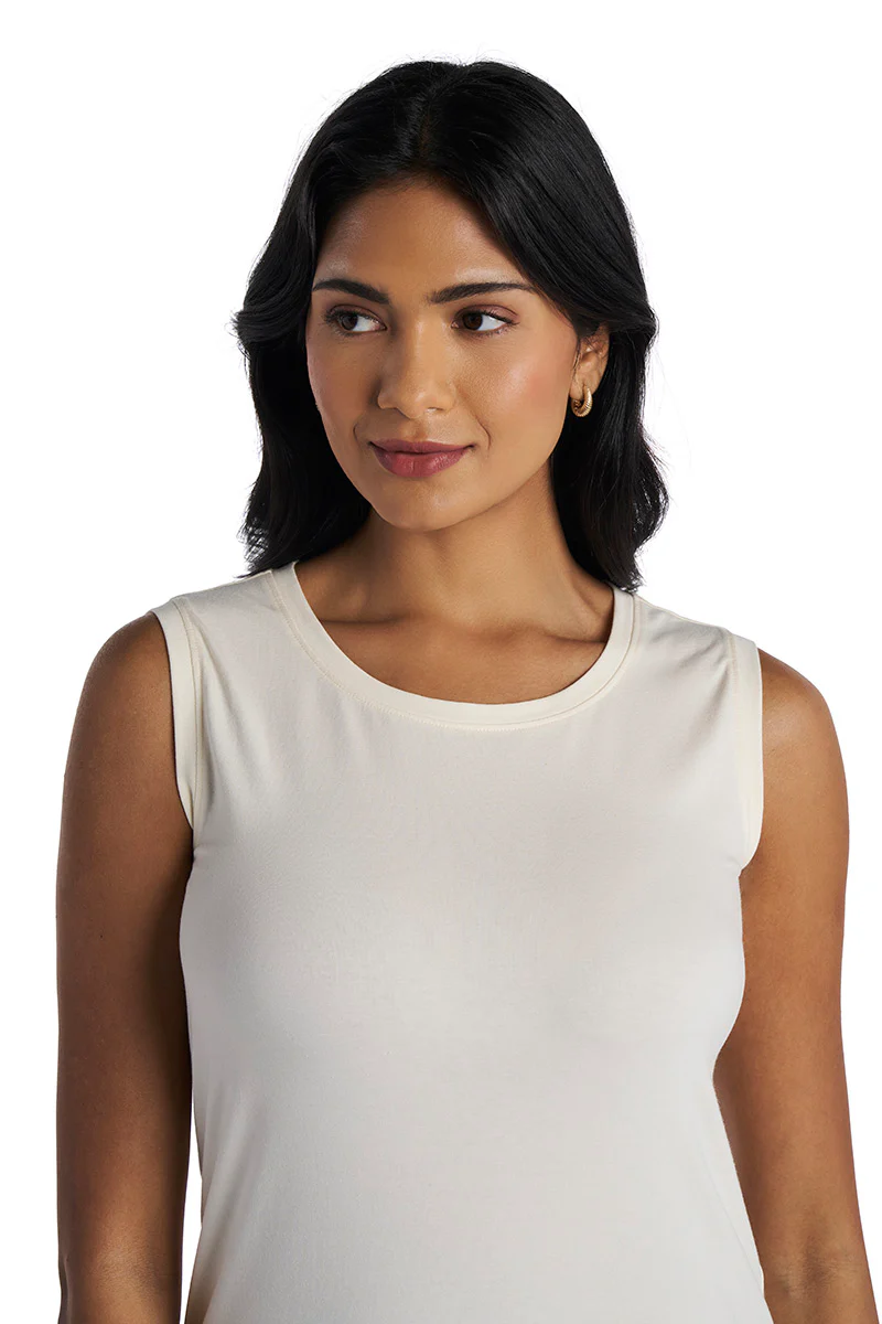 Women's Morada Everyday Basic Tank | Vanilla - Image 6