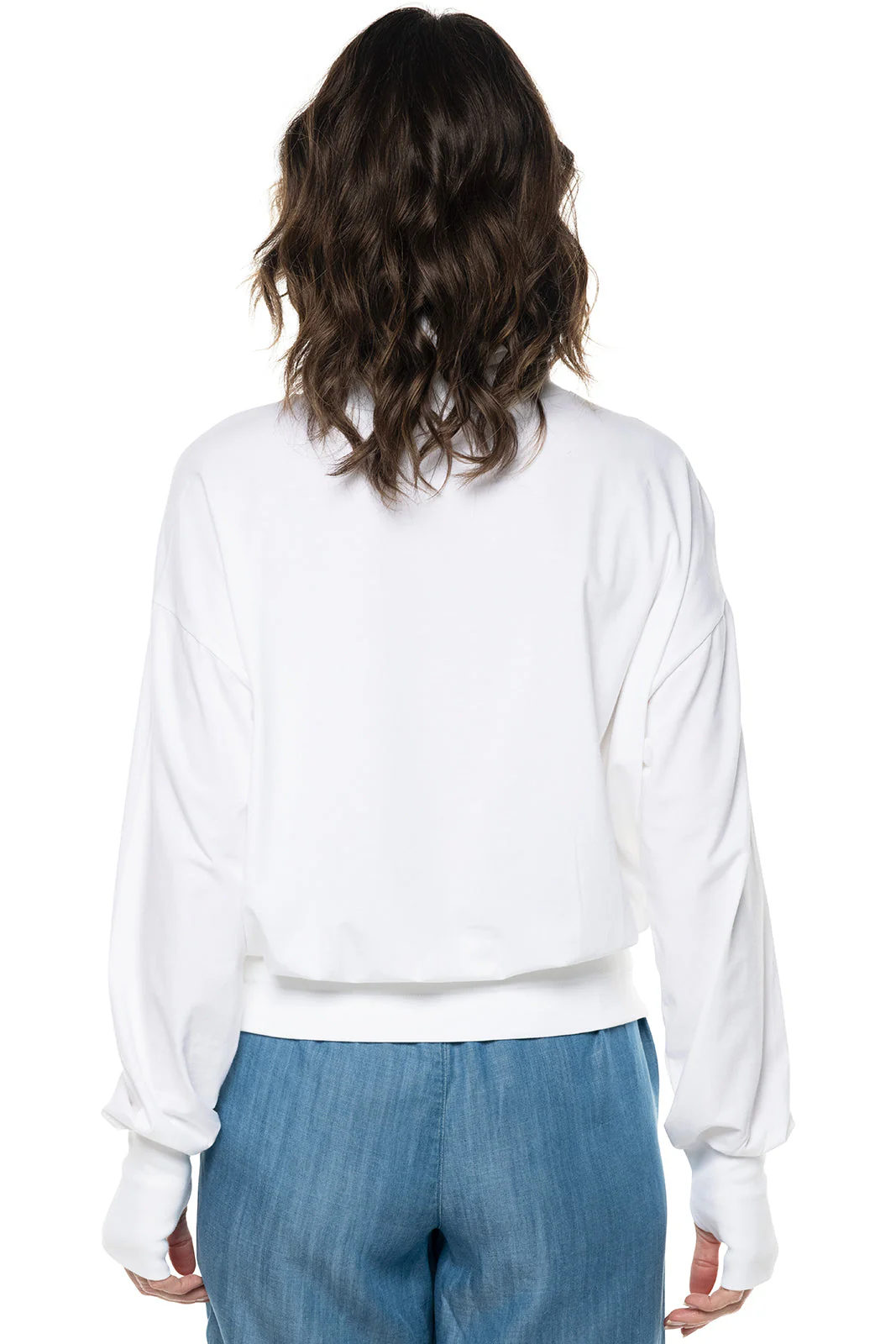 Women's Bay Harbor Tie Waist Tee | White - Image 2
