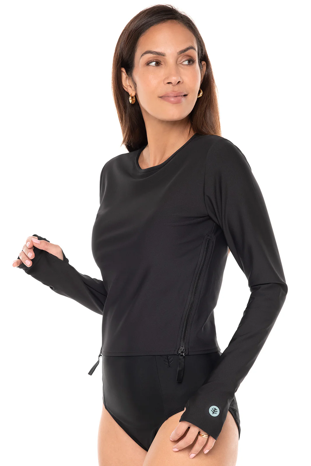 Women's Bayfront Rash Guard | Black - Image 2