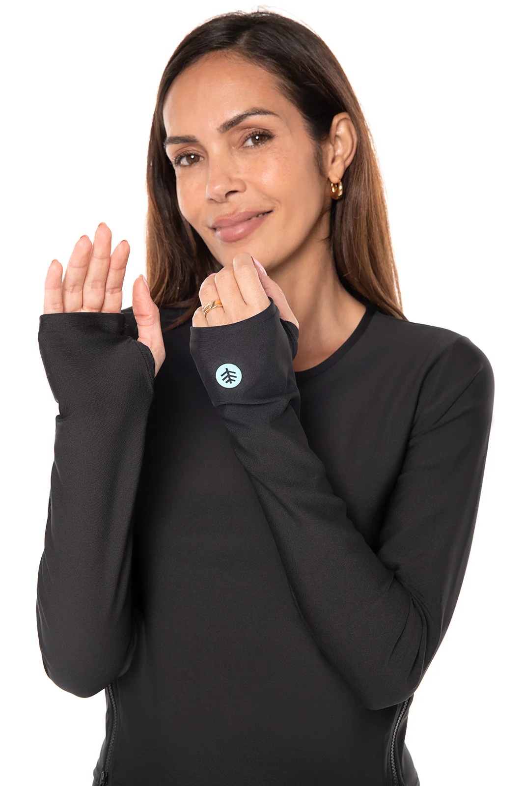 Women's Bayfront Rash Guard | Black - Image 5