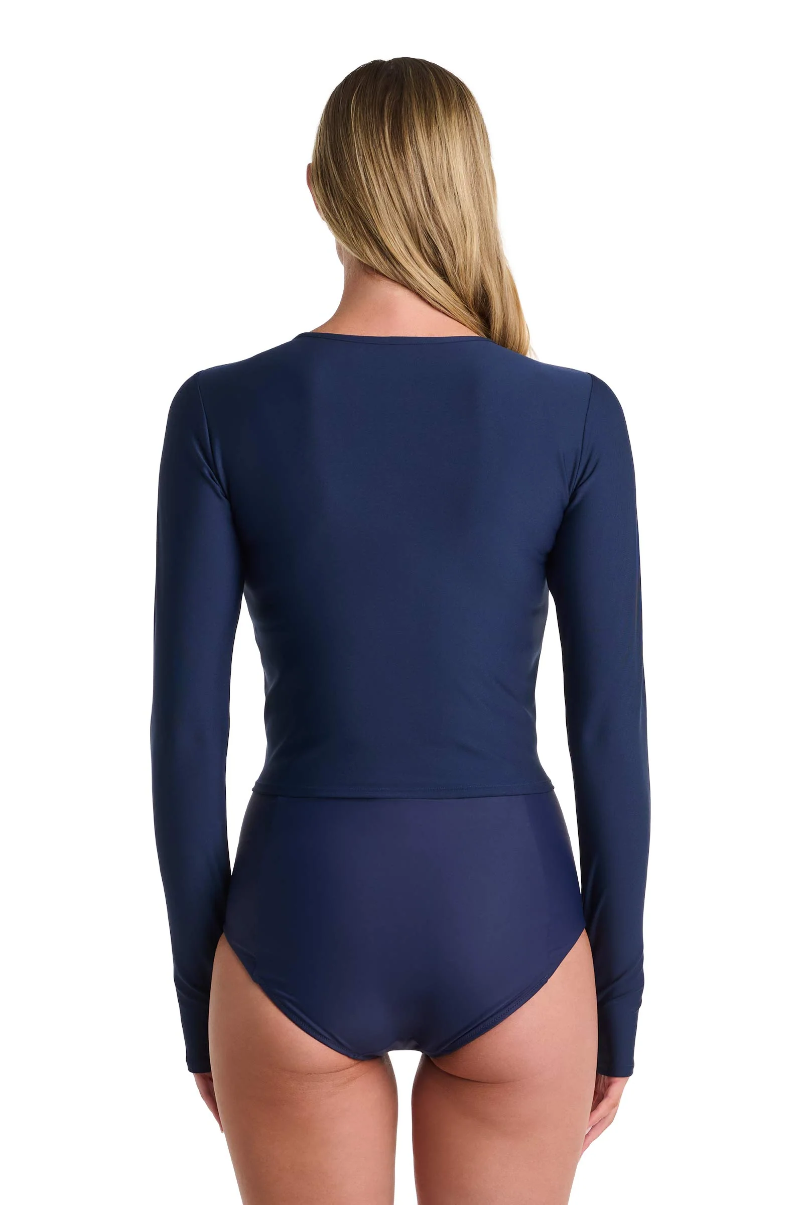 Women's Bayfront Rash Guard | Navy - Image 6