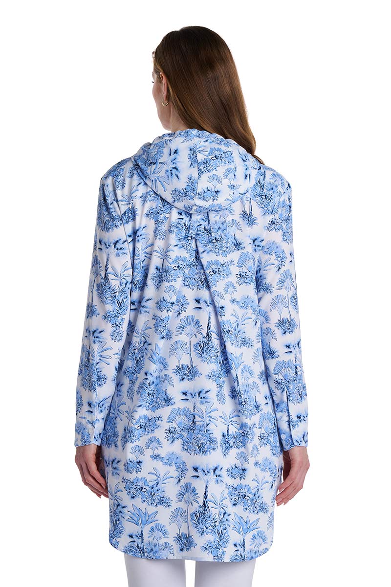 Women's Palma Aire Beach Long Sleeve Shirt | Periwinkle Isla Bonita - Image 6
