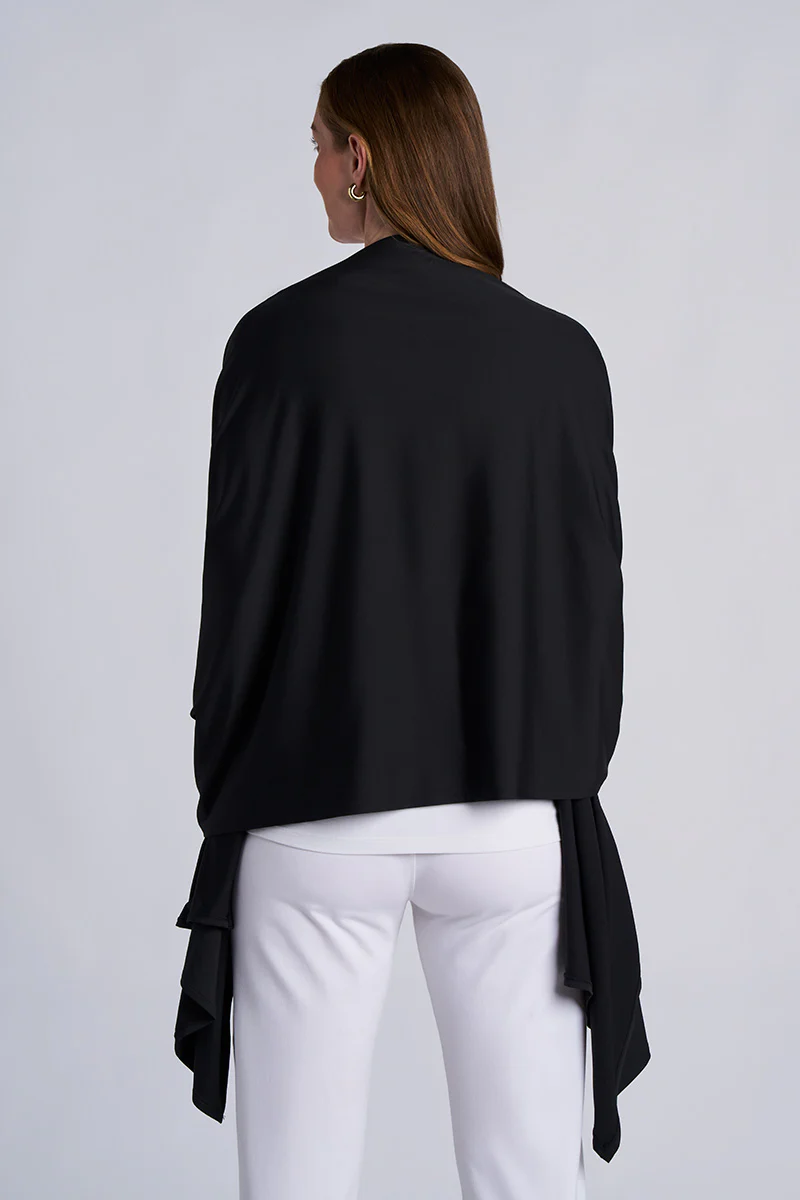 Women's Bhakti Shawl | Black - Image 3