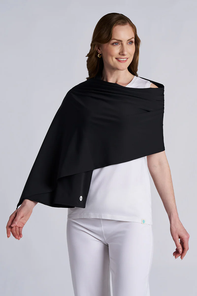 Women's Bhakti Shawl | Black - Image 4