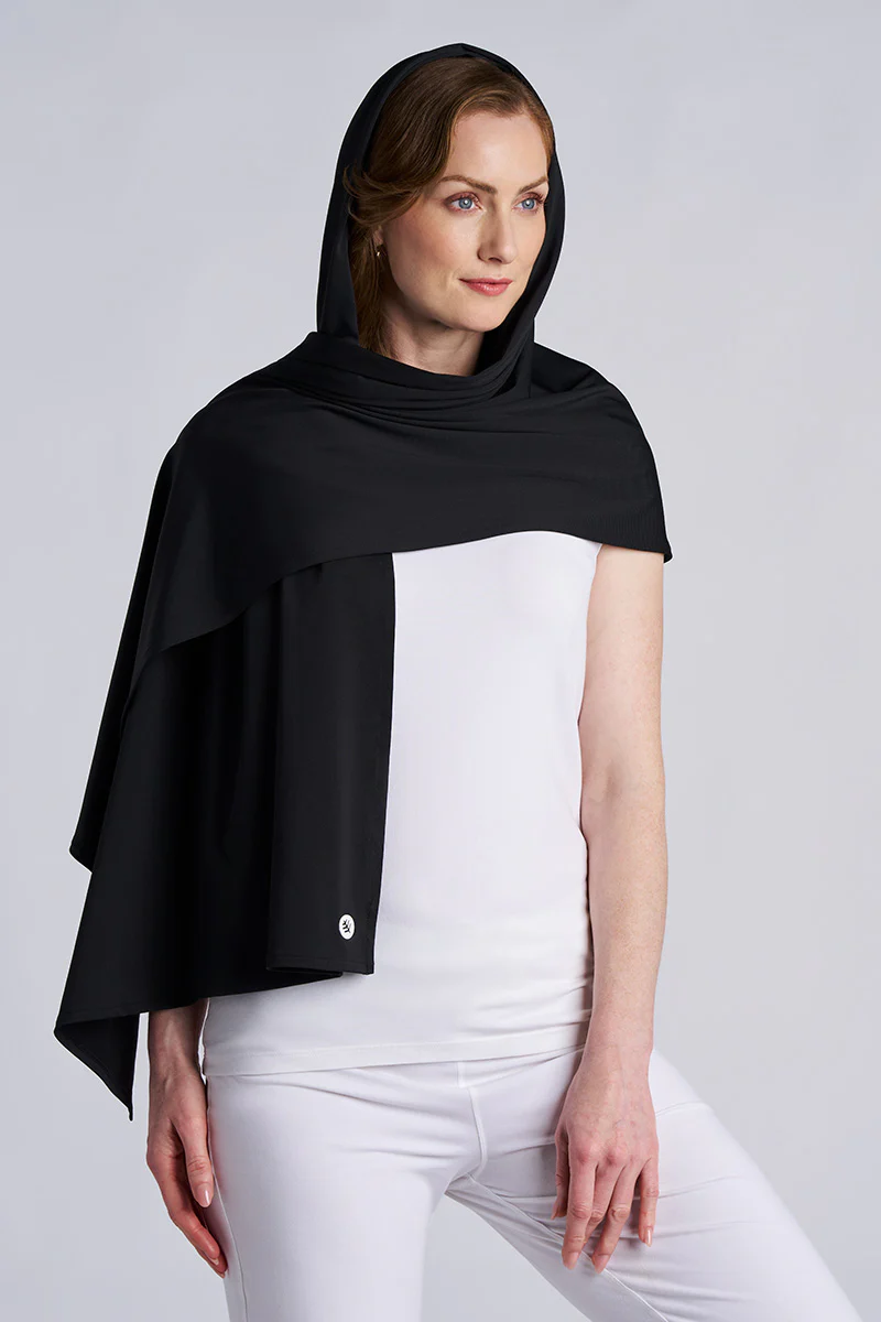 Women's Bhakti Shawl | Black - Image 5
