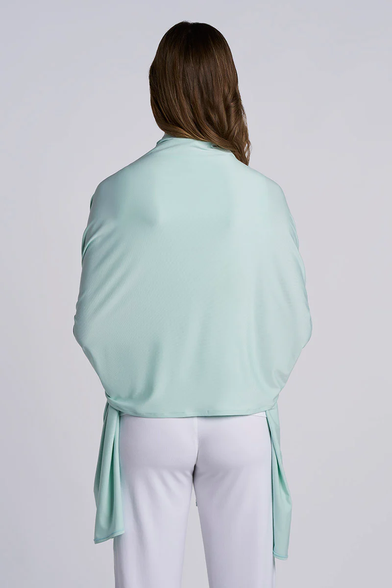 Women's Bhakti Shawl | Misty Aqua - Image 4