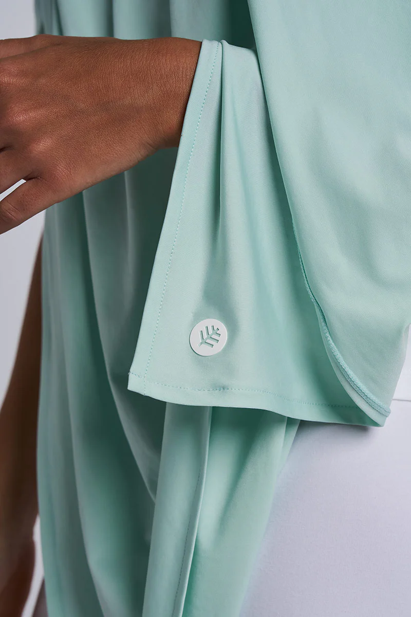 Women's Bhakti Shawl | Misty Aqua - Image 6