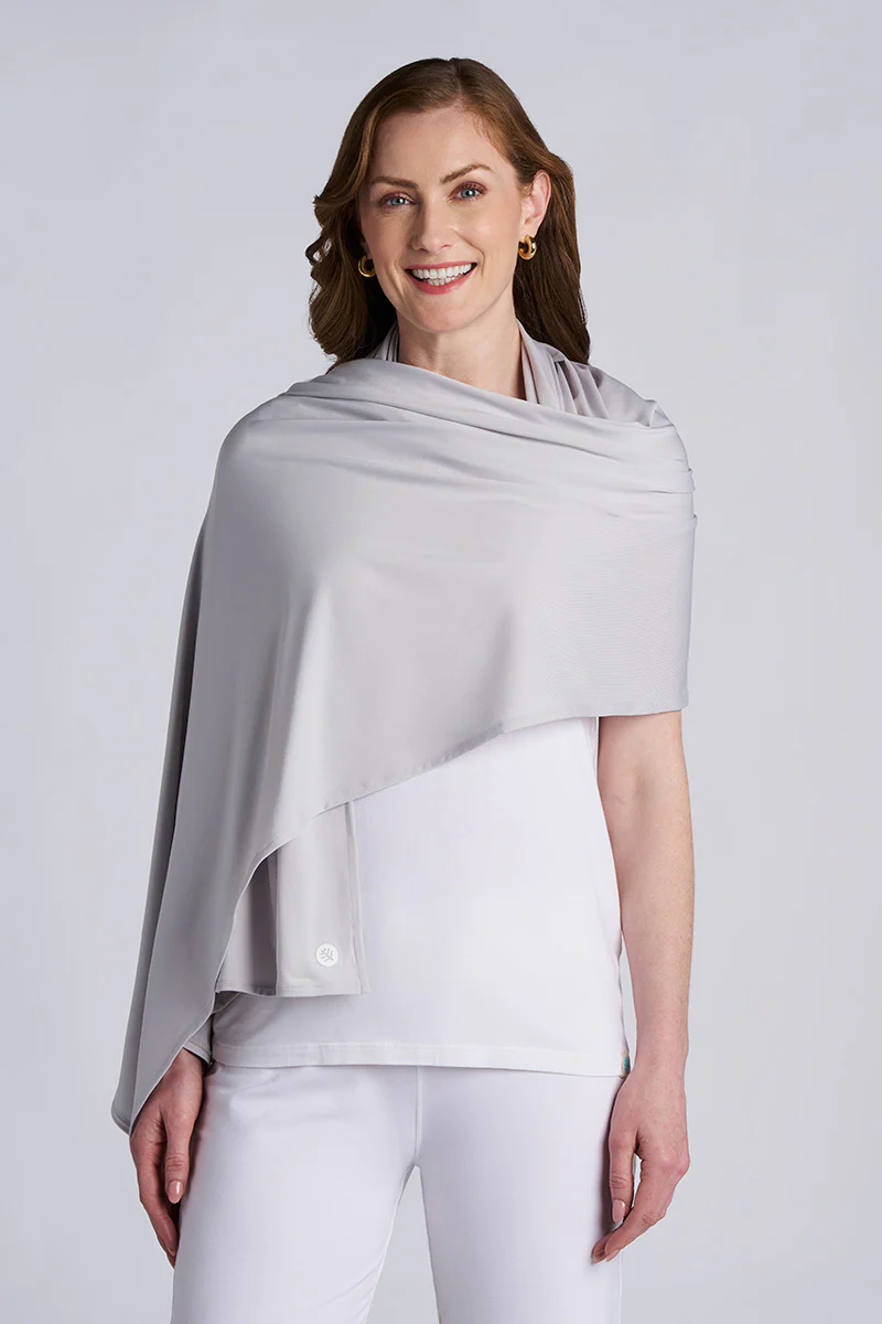 Women's Bhakti Shawl | Sleek Grey - Image 3