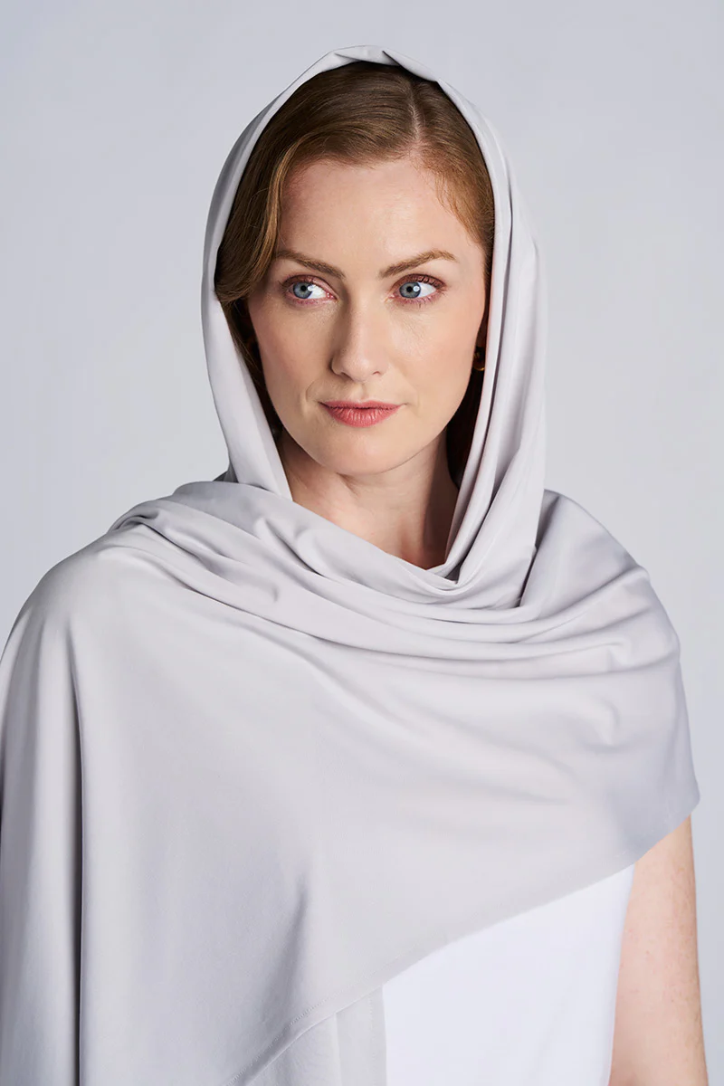 Women's Bhakti Shawl | Sleek Grey - Image 4