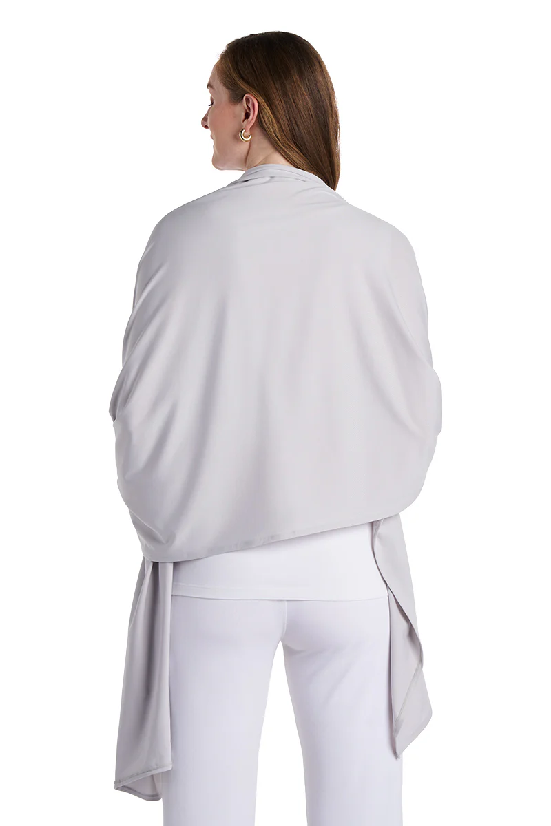 Women's Bhakti Shawl | Sleek Grey - Image 7