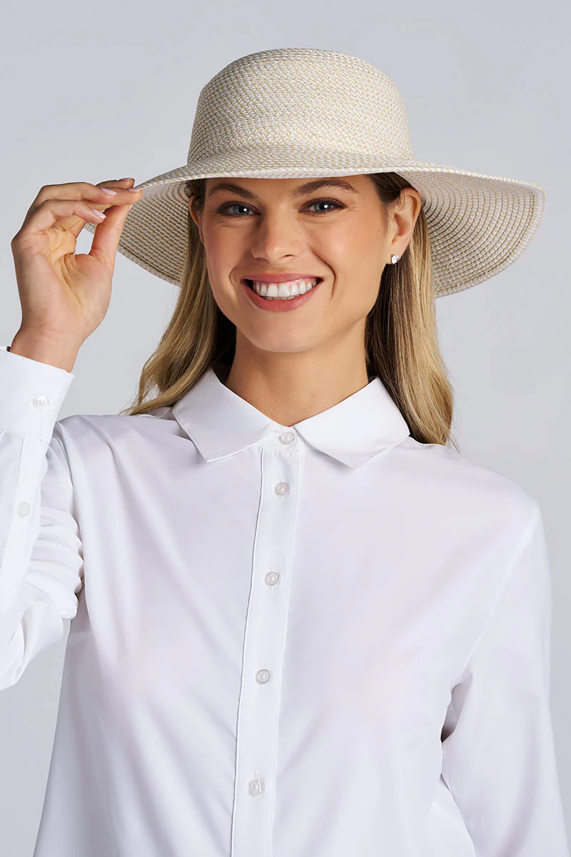 Blake Elegant Floppy Hat | Ivory - Image 2
